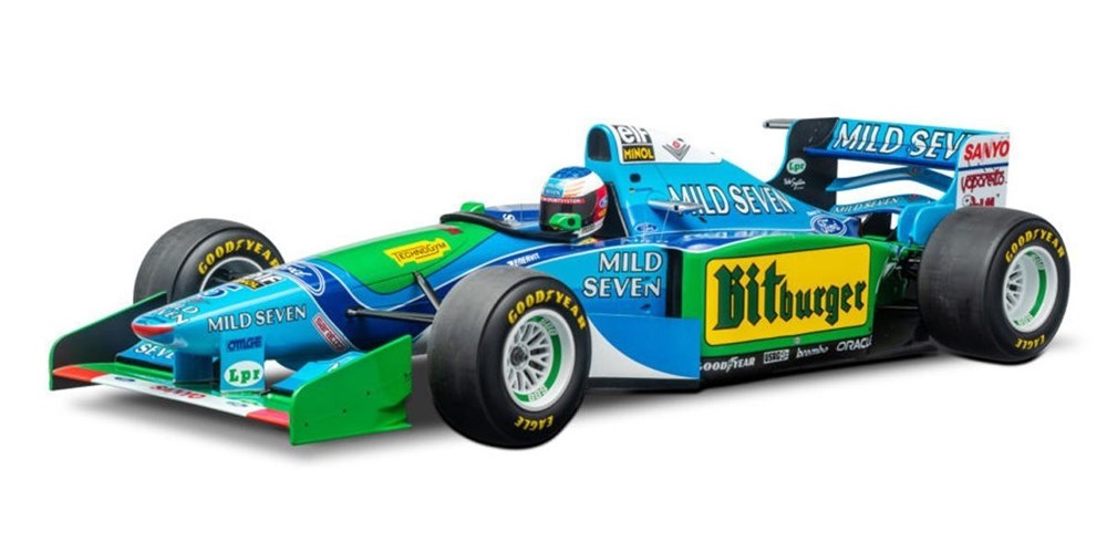 ミニチャンプス 1/8 ベネトン フォード B194 1994 F1 オーストラリアGP ワールドチャンピオン M.シューマッハ 完成品ミニカー 851941605