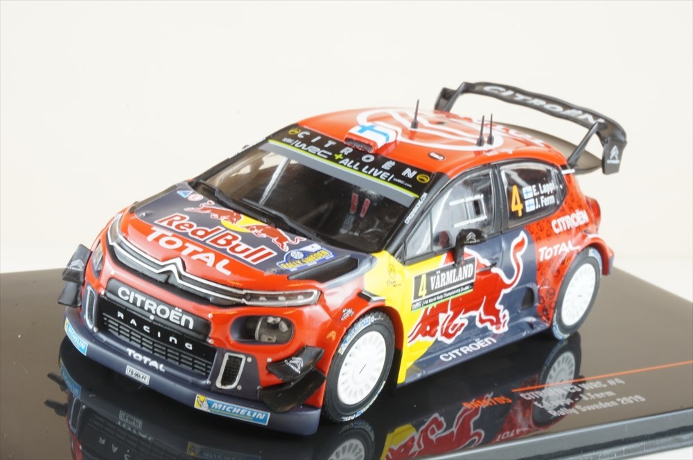 イクソモデル 1/43 シトロエン C3 WRC No.4 2019 ラリー・スウェーデン 完成品ミニカー RAM705