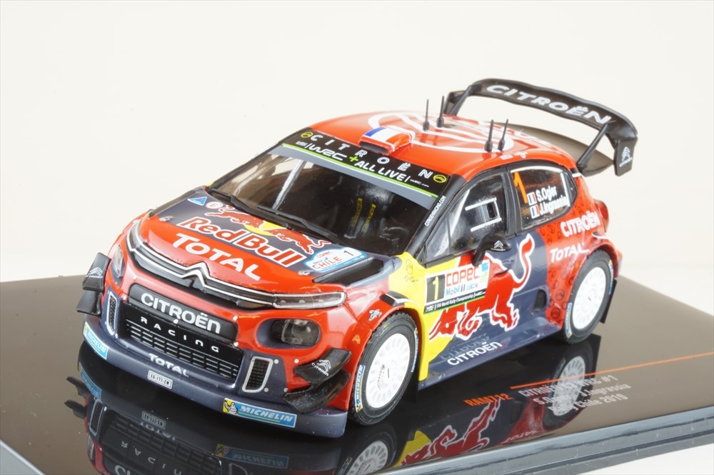 イクソモデル 1/43 シトロエン C3 WRC No.1 2019 ラリー・チリ 完成品ミニカー RAM712