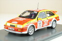 スパーク 1/43 フォード シエラ RS コスワース No.11 1987 WRC ツール・ド・コルス ラリー・ド・フランス D.Auriol/B.Occelli 完成品ミニカー S8703