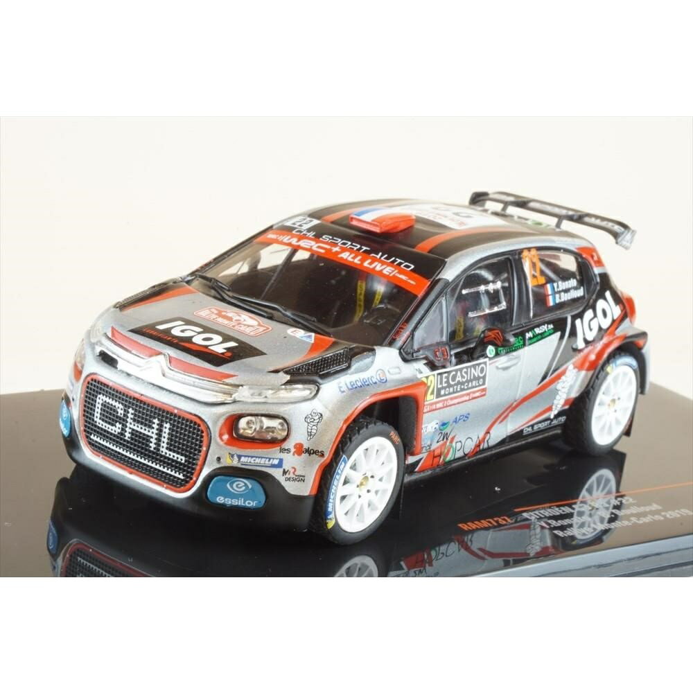 Rakuten - イクソ 1/43 シトロエン C3 R5 No.22 2019 WRC ラリー・モンテカルロ Y.ボナート/B.Boulloud 完成品ミニカー RAM737