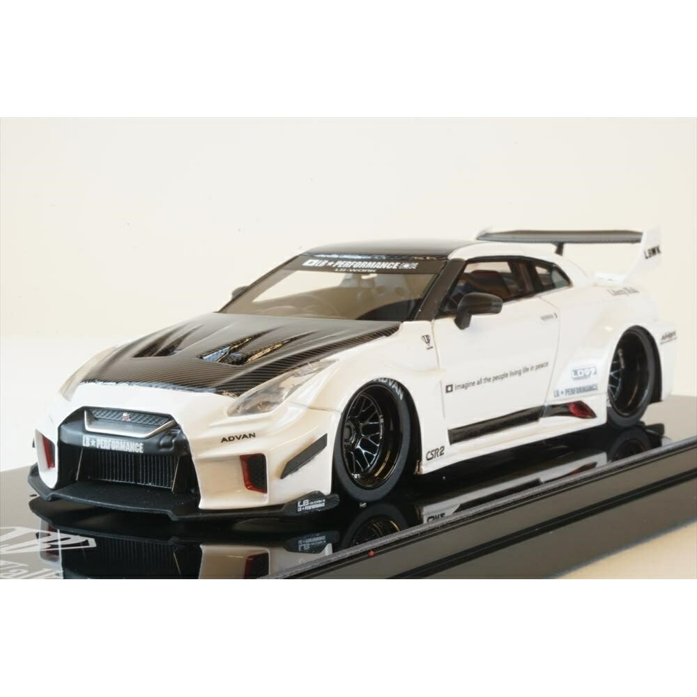 トゥルースケール 1/43 LB-Silhouette WORKS GT ニッサン 35GT-RR バージョン1 ホワイト 完成品ミニカー TSMV0008