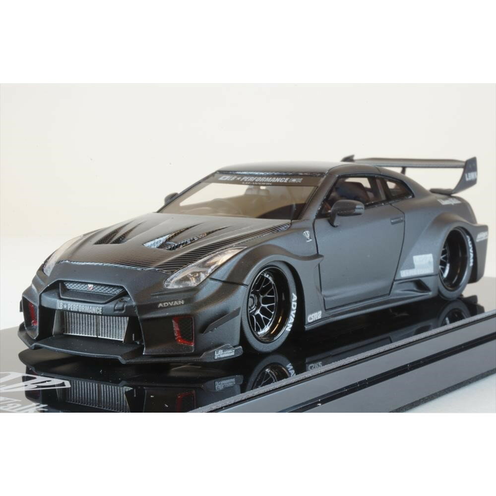 トゥルースケール 1/43 LB-Silhouette WORKS GT ニッサン 35GT-RR バージョン1 マットブラック 完成品ミニカー TSMV0009