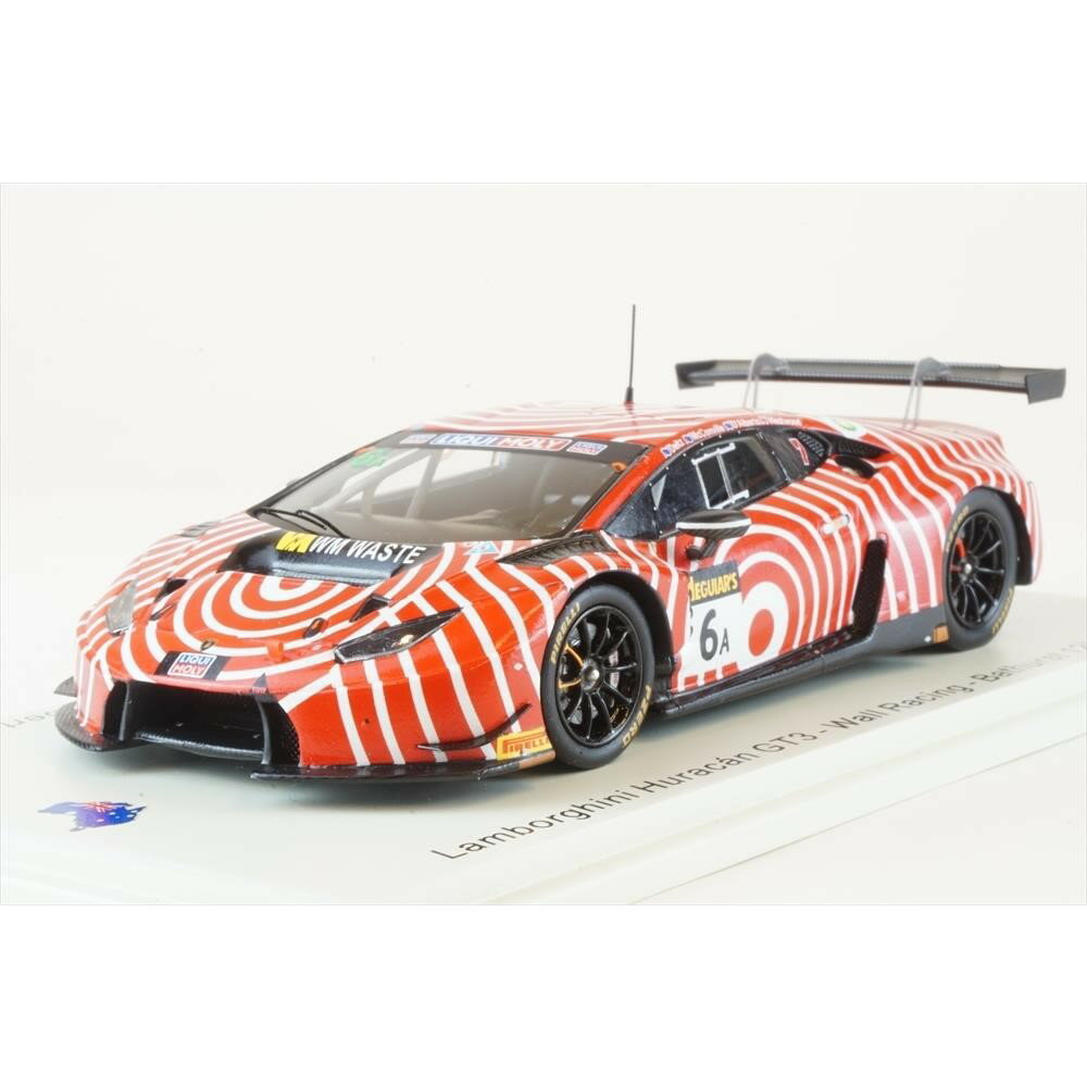 樂天商城 - スパーク 1/43 ランボルギーニ ウラカン GT3 No.6 ウォールレーシング 2019 バサースト12時間 A.デイツ/and more 完成品ミニカー AS056