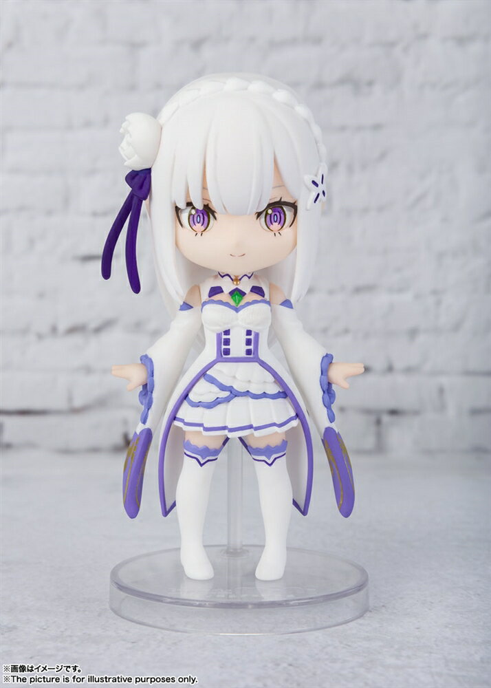 バンダイ Figuarts mini エミリア ｢Re：ゼロから始める異世界生活」より フィギュア 4573102609922