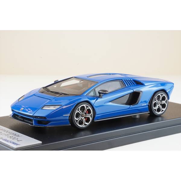 ルックスマート 1/43 ランボルギーニ カウンタック LPI 800-4 ブルー 完成品ミニカー LS529H
