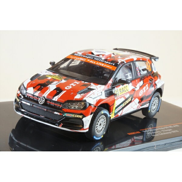 イクソ 1/43 フォルクスワーゲン ポロ GTI R5 No.49 2018 WRC ラリー・カタルーニャ P.ソルベルグ/V.Engan 完成品ミニカー RAM742