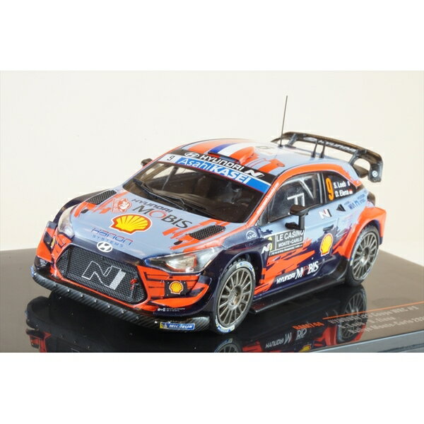 イクソ 1/43 ヒュンダイ i20 クーペ WRC No.9 2020 ラリー・モンテカルロ S.ローブ/D.エレナ 完成品ミニカー RAM744