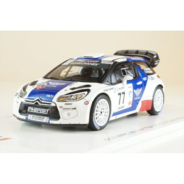 スパーク 1/43 シトロエン DS3 No.77 2019 WRC ラリー サーキット コート・ダジュール ウィナー V.ボッタス/M.サルミネン 完成品ミニカ..