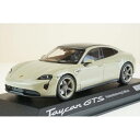 ディーラー別注 1/43 ポルシェ タイカン GTS ホッケンハイムリンクエディション 2022 ストーングレー 完成品ミニカー WAP0207790PTCS