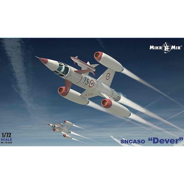 ミクロミル 1/72 SNCASO "デヴェル" 計画垂直離着陸要撃機 スケールモデル MKR72-020