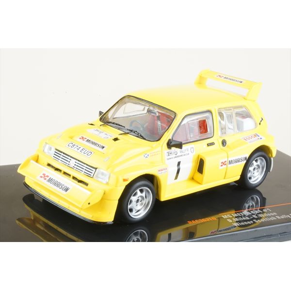 イクソ 1/43 MG メトロ 6R4 No.1 1991 スコットランドラリー選手権 ウィナー D.Milne/B.ウィルソン 完成品ミニカー RAC362LQ