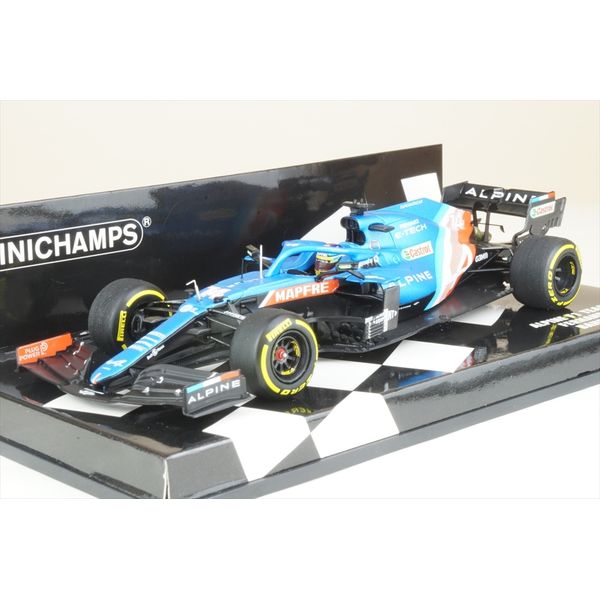 樂天商城 - ミニチャンプス 1/43 アルピーヌ A521 No.14 2021 F1 バーレーンGP F.アロンソ 完成品ミニカー 417210114