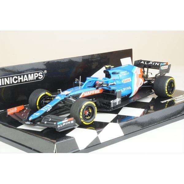 ミニチャンプス 1/43 アルピーヌ A521 No.31 2021 F1 バーレーンGP E.オコン 完成品ミニカー 417210131