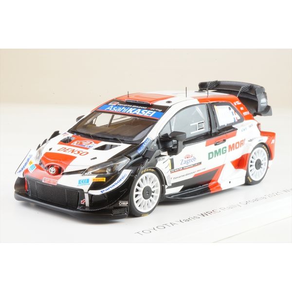 スパーク 1/43 トヨタ ヤリス No.1 2021 WRC ラリー・クロアチア ウィナー S.オジェ/J.イングラシア 完成品ミニカー S6588