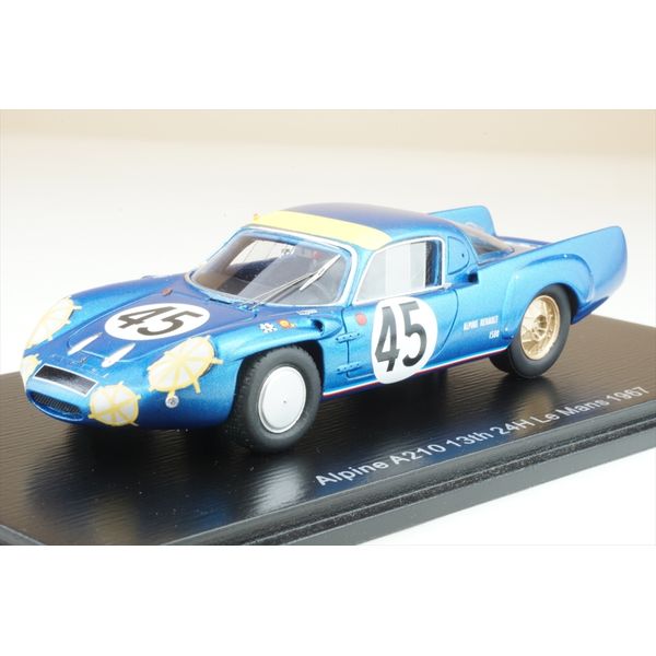 Rakuten - スパーク 1/43 アルピーヌ A210 No.45 1967 ル・マン24時間 13位 J.ヴィナティエ/M.ビアンチ 完成品ミニカー S5686