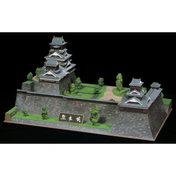 童友社 1/350 日本の名城プラモデル デラックス版 熊本城 スケールモデル DX-7