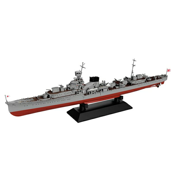ポストホビーWEBSHOPのピットロード 1/700 スカイウェーブシリーズ 日本海軍 軽巡洋艦 夕張 最終時 スケールモデル W233｜アングル2