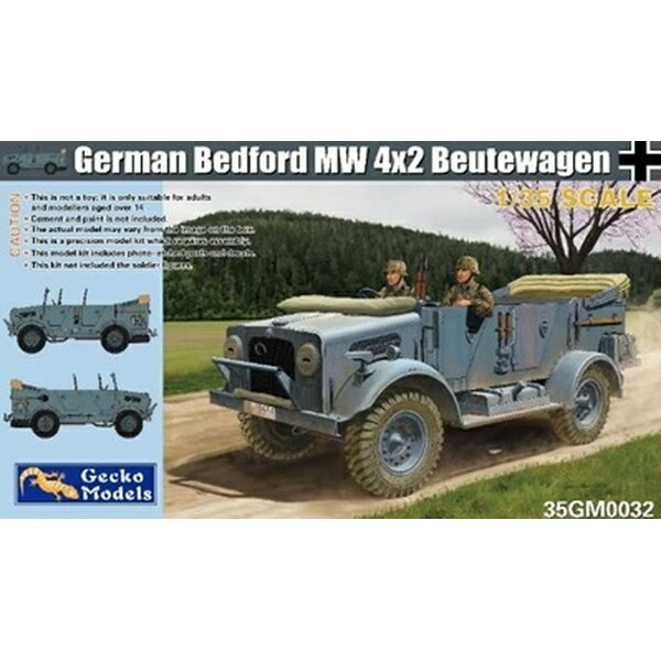 ゲッコー・モデル 1/35 ドイツ軍 ベッドフォード MW 4x2 鹵獲車輛 スケールモデル GEC35GM0032
