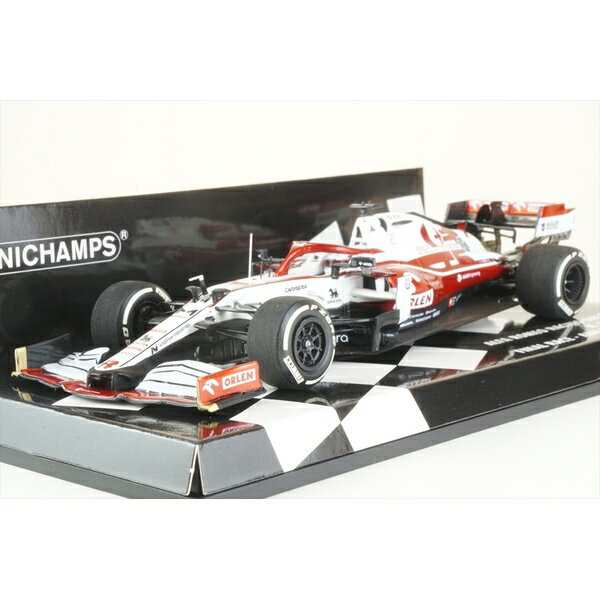 ミニチャンプス 1/43 アルファロメオ レーシング オーレン C41 No.7 2021 F1 アブダビGP K.ライコネン 完成品ミニカー 417212307