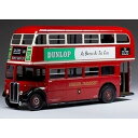 イクソ 1/43 AEC REGENT III RT 1939 レッド 完成品ミニカー BUS034LQ