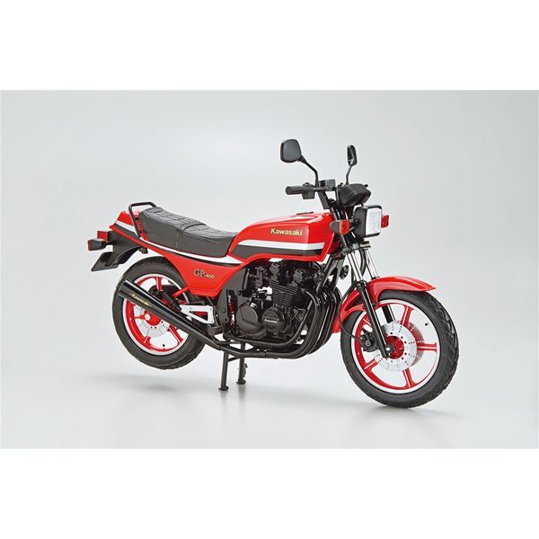 ポストホビーWEBSHOPのアオシマ 1/12 ザ☆バイク No.17 カワサキ KZ400M Z400GP '82 スケールモデル 4905083064788｜アングル3