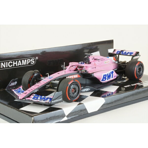 ミニチャンプス 1/43 BWT アルピーヌ F1 チーム A522 No.14 2022 F1 バーレーンGP 9位 F.アロンソ 完成品ミニカー 417220114