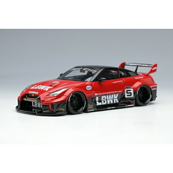 Rakuten - アイドロン 1/43 LB-シルエットワークスGT ニッサン 35GT-RR No.5 2020 東京オートサロン レッド/ブラック 完成品ミニカー LB012H