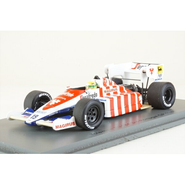 スパーク 1/43 トールマン TG184 No.19 1984 F1 ポルトガルGP 3位 A.セナ 完成品ミニカー S2784