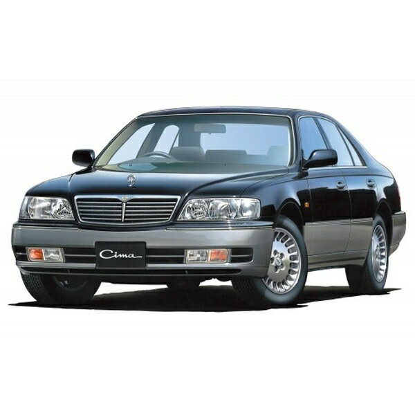 アオシマ 1/24 ザ☆モデルカー No.137 ニッサン Y33 シーマ '96 スケールモデル 4905083065198