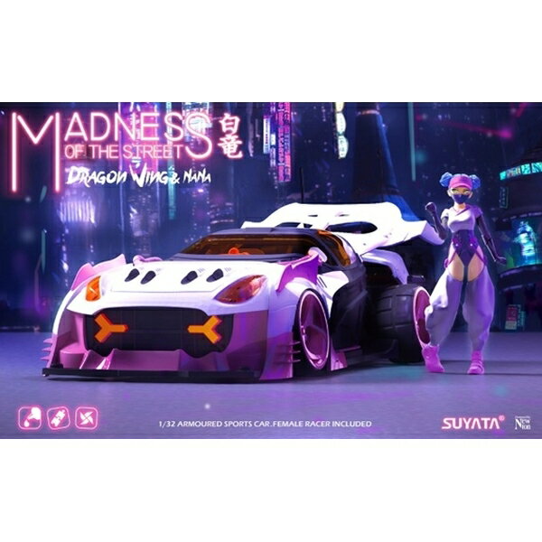 スヤタ 1/32 「ストリートマッドネス」 ドラゴンウイング & ナナ キャラクタープラモデル SYTMS-002