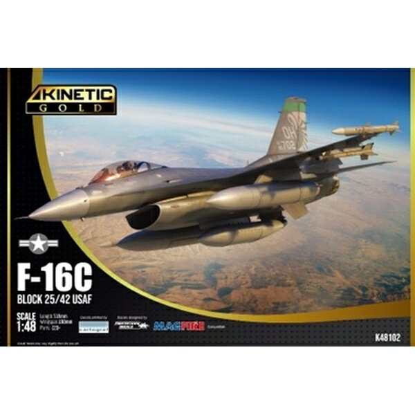 Rakuten - キネティック 1/48 F-16C ブロック25/42 米空軍 スケールモデル KNE48102