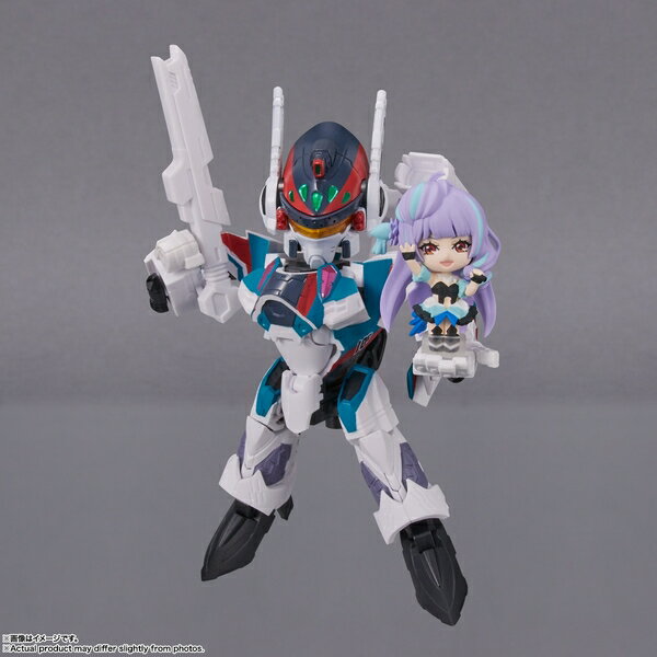 【特価品】バンダイ TINY SESSION VF-31S ジークフリード(アラド・メルダース機) with 美雲・ギンヌメール 「マクロスΔ」より フィギュア 4573102649713