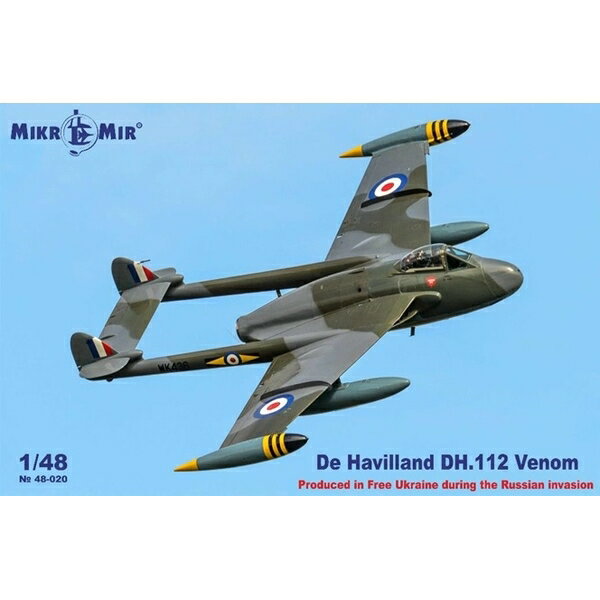 ミクロミル 1/48 デ・ハビランド DH.112 ベノム スケールモデル MKR48-020