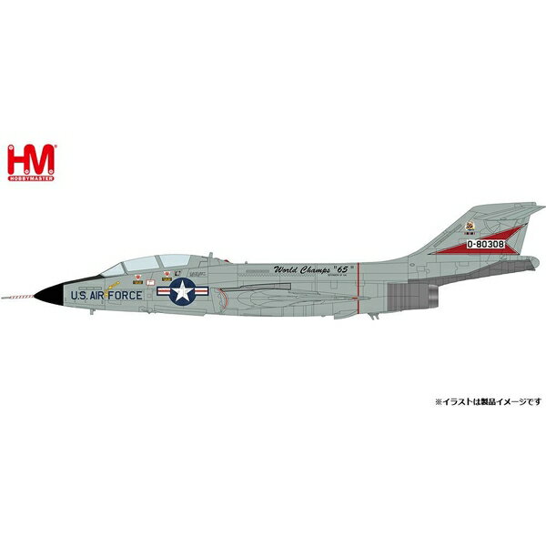 ホビーマスター 1/72 F-101B ブードゥー "アメリカ空軍 第62戦闘迎撃飛行隊 ワールドチャンプス 65" 完成品モデル HA3716