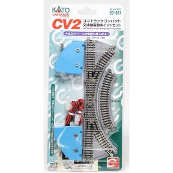 Rakuten - KATO Nゲージ CV2 ユニトラックコンパクト 交換線電動ポイントセット 鉄道模型パーツ 20-891