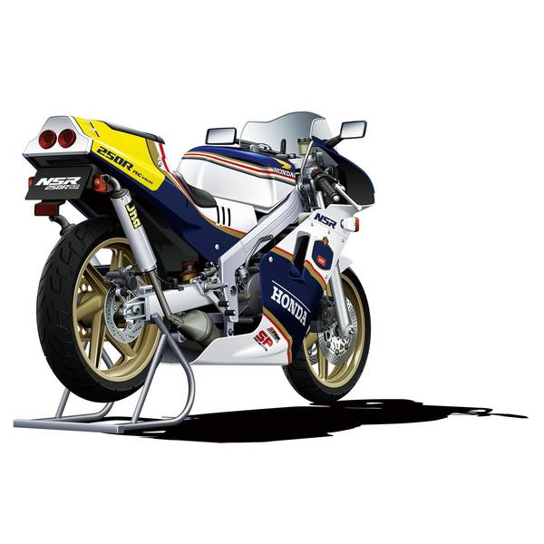 アオシマ 1/12 ザ☆バイク No.51 ホンダ MC18 NSR250R SP カスタム '88 スケールモデル 4905083066911