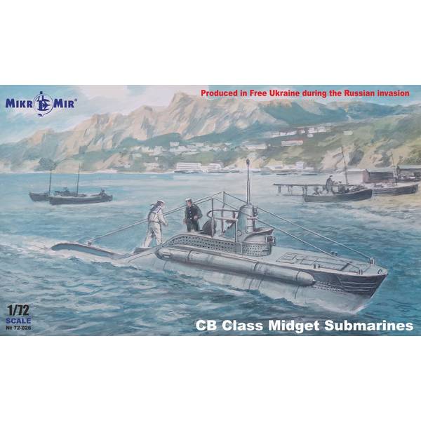 ミクロミル 1/72 WW.II 伊海軍 CB級潜水艦 スケールモデル MKR72-026