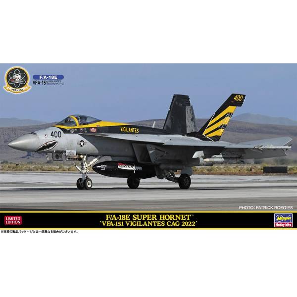 ハセガワ 1/72 F/A-18E スーパー ホーネット “VFA-151 ビジランティーズ CAG 2022” スケールモデル 02450