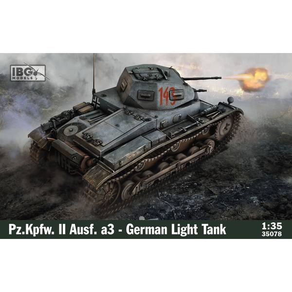 Rakuten - IBG 1/35 独・II号戦車a3型・砲塔インテリア付 スケールモデル PB35078