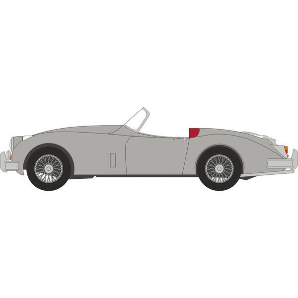 オックスフォード 1/43 ジャガー XK150 ロードスター ミストグレー 完成品ミニカー OX43XK15010