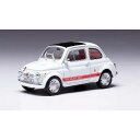 イクソ 1/43 フィアット アバルト 595 SS 1964 ホワイト 完成品ミニカー CLC484N