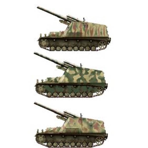 ポストホビーWEBSHOPのボーダーモデル 1/35 ドイツ Sd.Kfz.165 フンメル 初期生産型 スケールモデル BT032｜アングル2