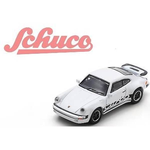 シュコー 1/87 ポルシェ 911 ターボ 930 ホワイト 完成品ミニカー 452676900