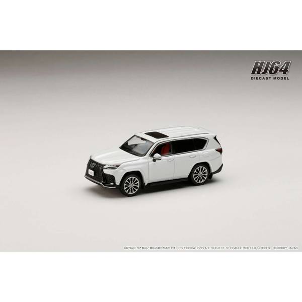 ホビージャパン 1/64 レクサス LX600 F Sport ソニッククォーツ 完成品ミニカー HJ644061W