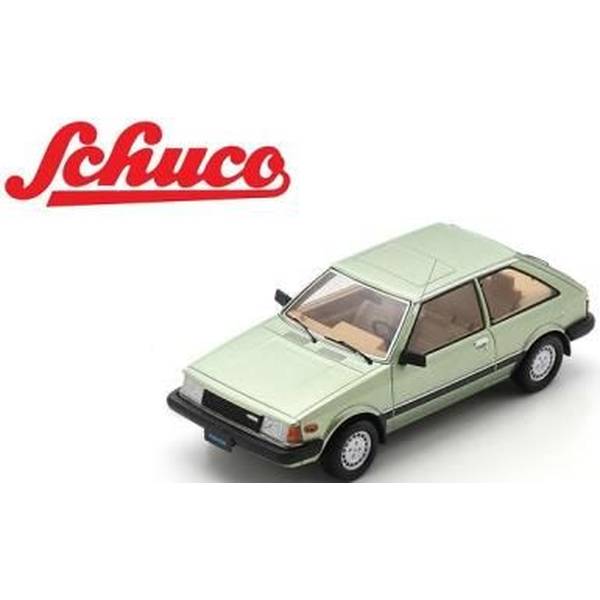 シュコー 1/43 マツダ ファミリア 323 1980-84 ライトグリーンメタリック 完成品ミニカー 450934600
