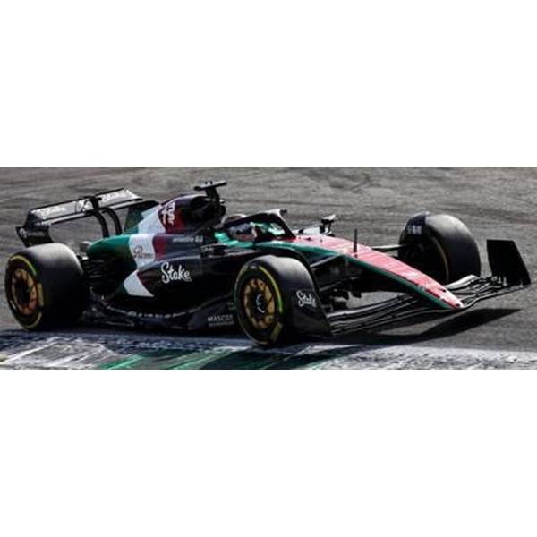 スパーク 1/18 アルファロメオ C43 No.77 2023 F1 イタリアGP 10位 V.ボッタス 完成品ミニカー 18S970