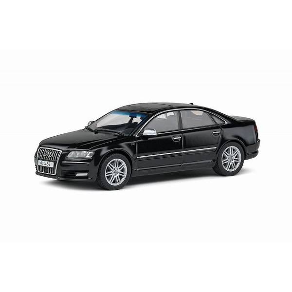 ソリド 1/43 アウディ S8 D3 2010 ブラック 完成品ミニカー S4313301