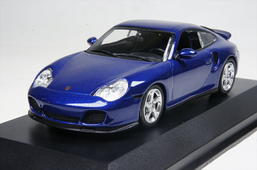 マキシチャンプ 1/43 ポルシェ 911 ターボ 996 1999 ブルーメタリック 完成品ミニカー 940069301