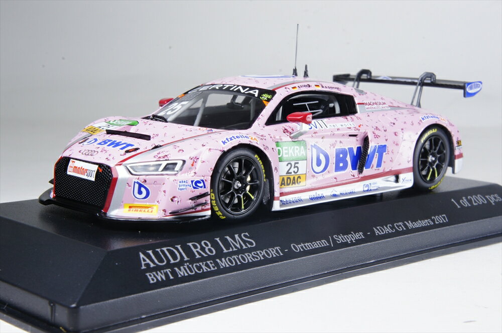 乐天商城 - ミニチャンプス 1/43 アウディ R8 LMS BWT MUCKE MOTORSPORT No.25 2017 ADACマスターズ オートマン/スティップラー 完成品ミニカー 437171725